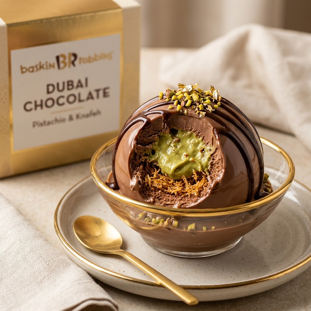 baskin robbins Dubai Chocolate