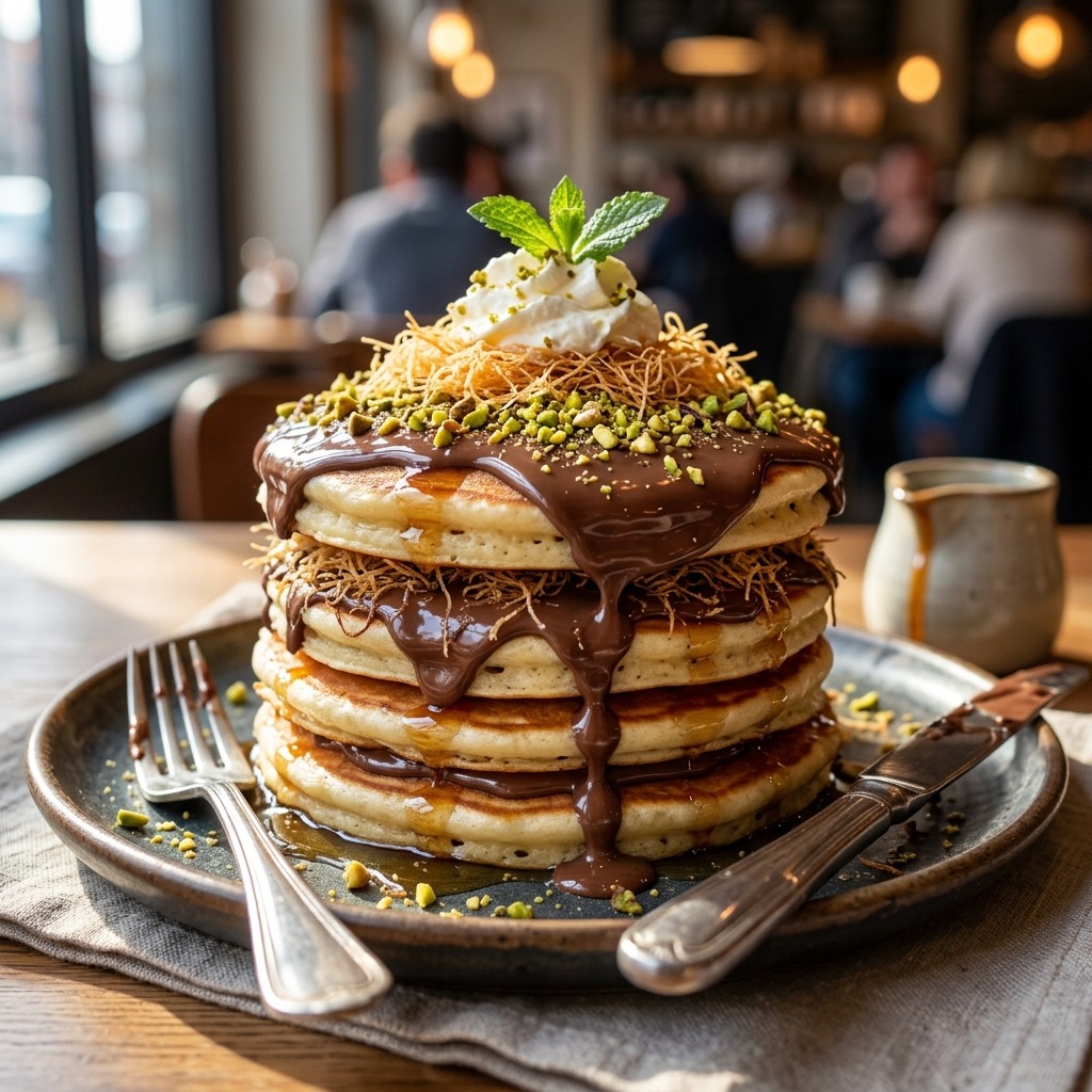 IHOP Dubai Chocolate Pancakes